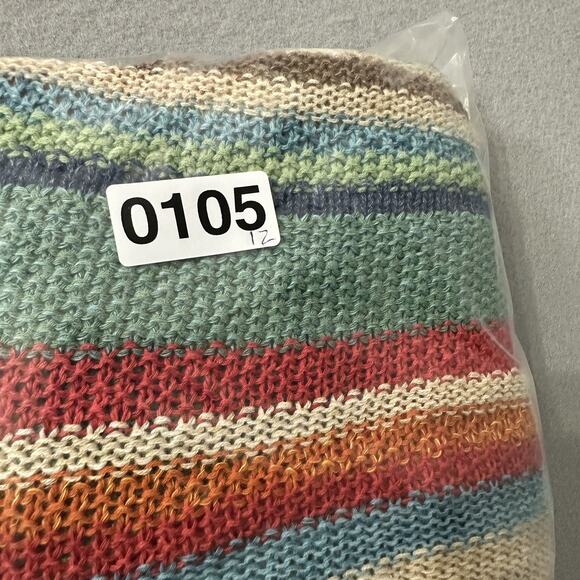 Lauren Ralph Lauren Striped Serape Southwest Western Cardigan Linen Womens Small - Picture 8 of 12